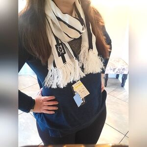 VINTAGE SILK SCARF. Made In JAPAN